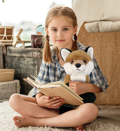 SUPER-SOFT PLUSH - FLOPPY FOX 9"