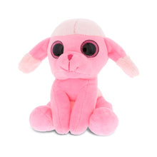 SPARKLE EYES PLUSH - SMALL PINK POODLE DOG