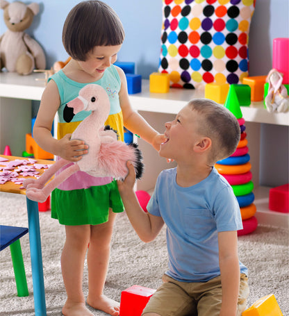 SUPER-SOFT PLUSH - ROSE FLAMINGO 8.5"