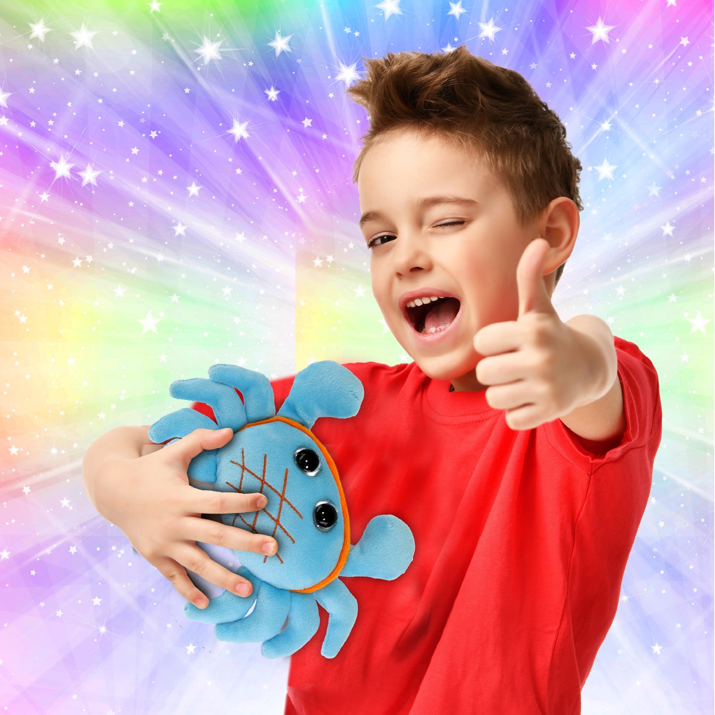 BIG EYE 6" PLUSH - BLUE CRAB