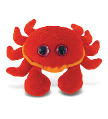 BIG EYE 6" PLUSH - RED CRAB