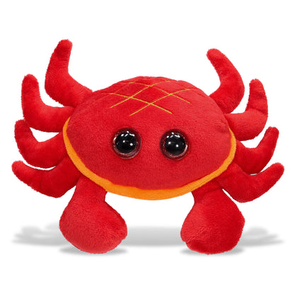 BIG EYE 6" PLUSH - RED CRAB