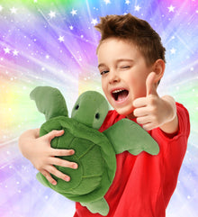 SUPER-SOFT PLUSH - GREEN SEA TURTLE 13"