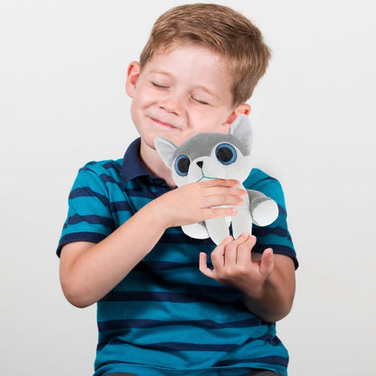 SPARKLE EYES PLUSH - SMALL WOLF