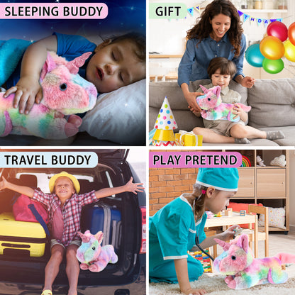 COTTON CANDY PLUSH - SUNDAY RAINBOW UNICORN