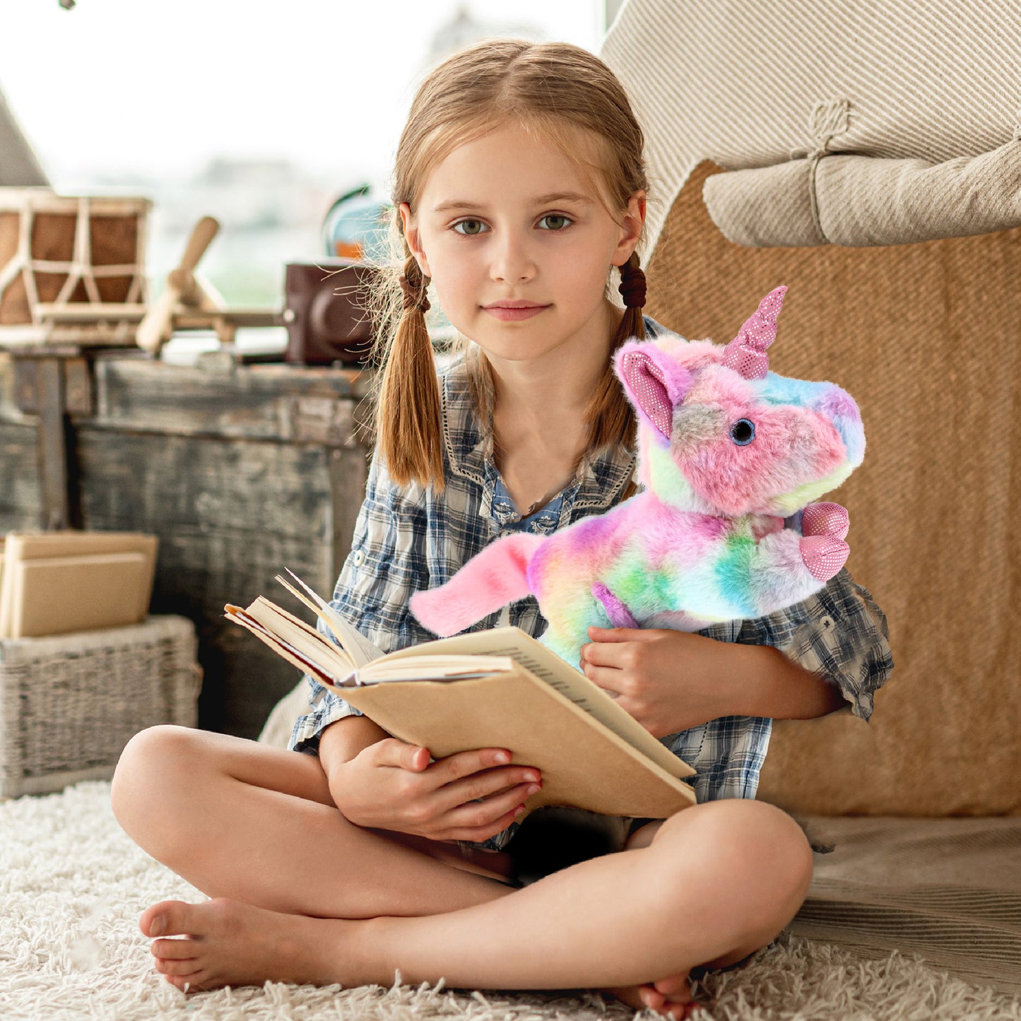 COTTON CANDY PLUSH - SUNDAY RAINBOW UNICORN