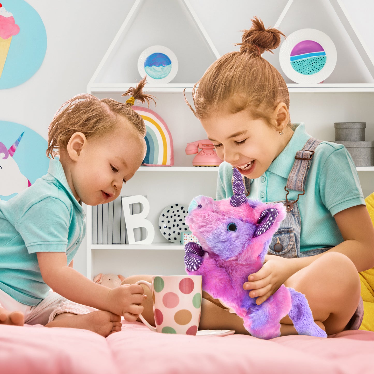 COTTON CANDY PLUSH - MONDAY PINK UNICORN