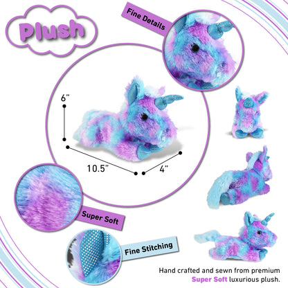 COTTON CANDY PLUSH - FRIDAY BLUE UNICORN