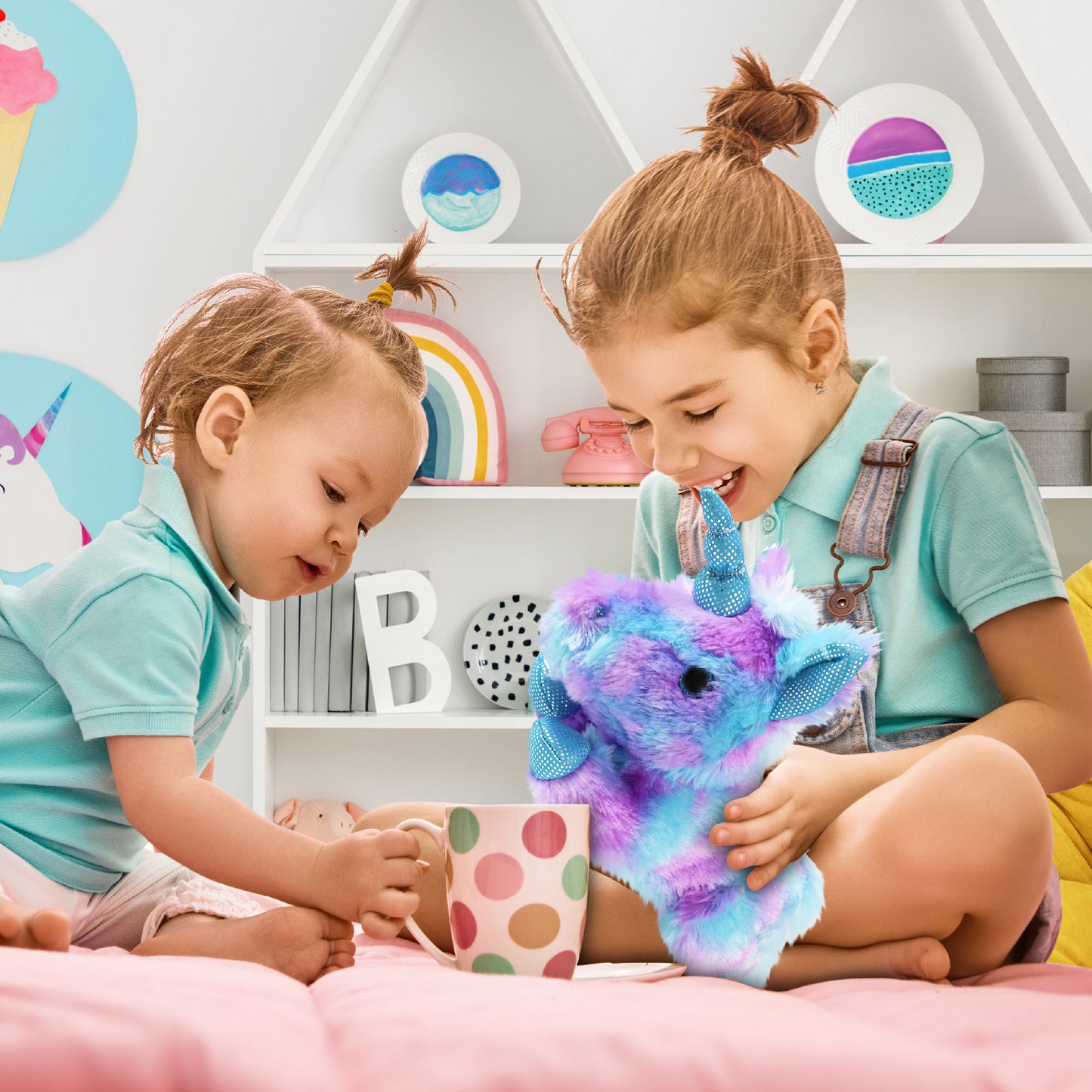 COTTON CANDY PLUSH - FRIDAY BLUE UNICORN