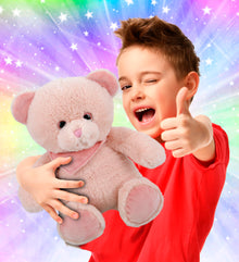 SUPER-SOFT PLUSH - BABY PINK BEAR 8"