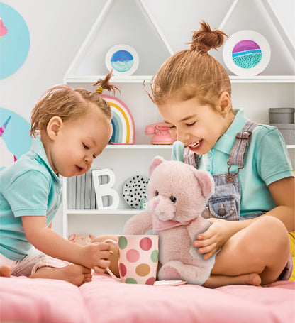 SUPER-SOFT PLUSH - BABY PINK BEAR 8"