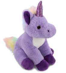 SUPER-SOFT PLUSH - PURPLE UNICORN 9"