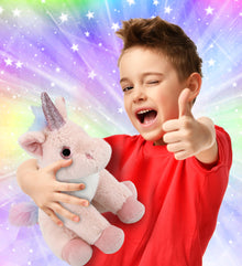 SUPER-SOFT PLUSH - PINK UNICORN 9"