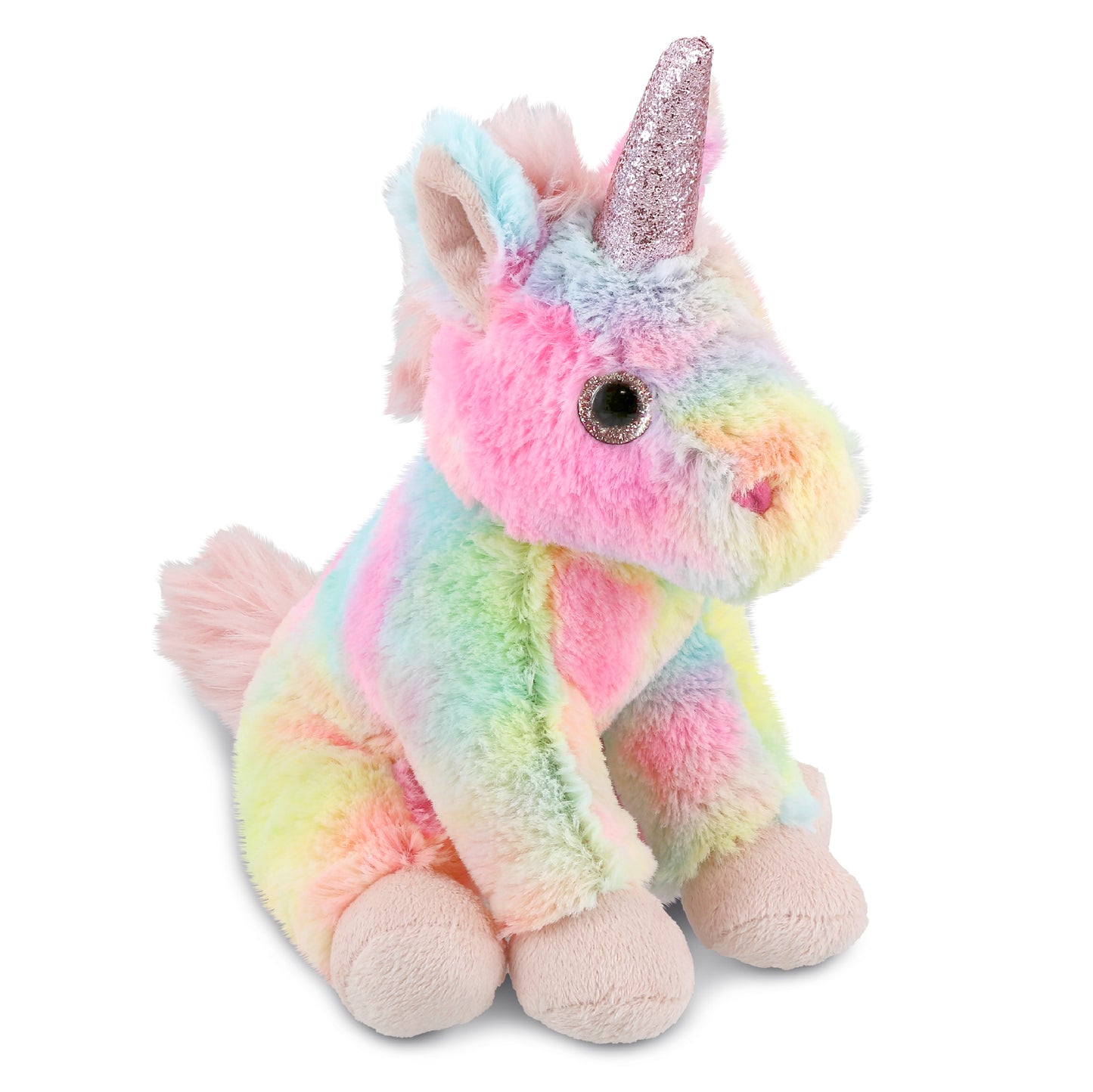 SUPER-SOFT PLUSH - RAINBOW UNICORN 9"
