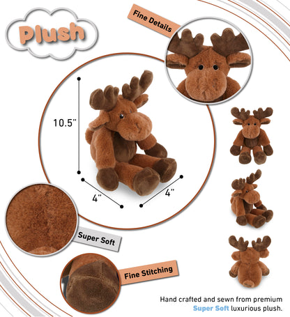 SUPER-SOFT PLUSH - LONG LEG MOOSE 10.5"