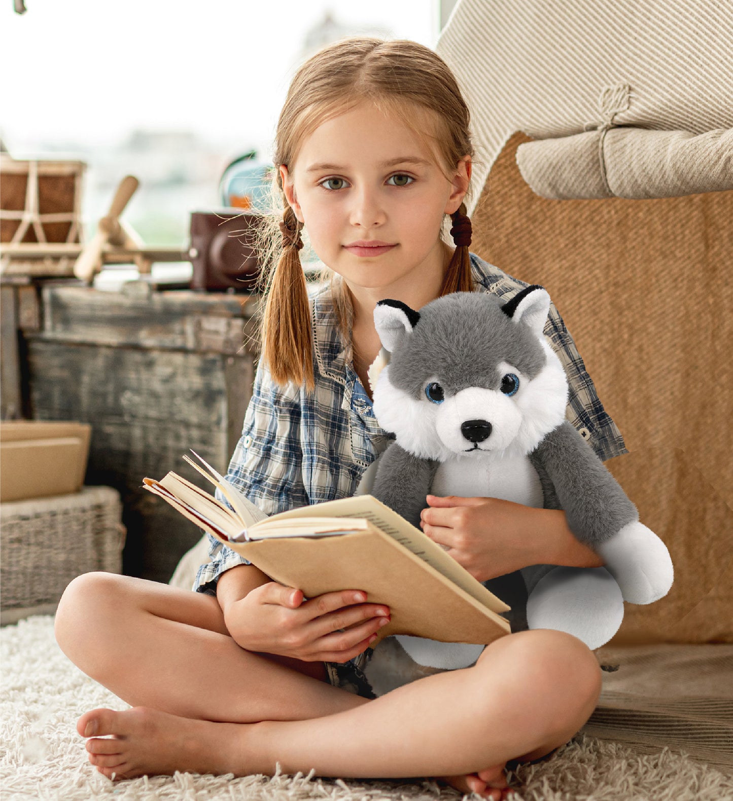 SUPER-SOFT PLUSH - LONG LEG HUSKY 10.5"