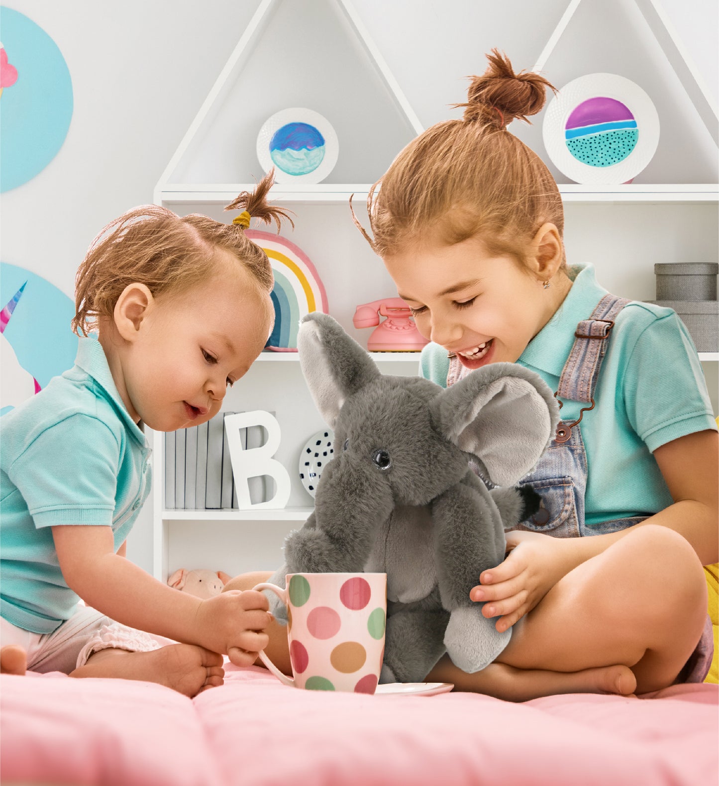 SUPER-SOFT PLUSH - LONG LEG ELEPHANT 10.5"