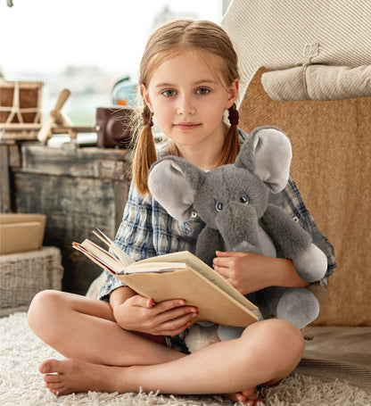SUPER-SOFT PLUSH - LONG LEG ELEPHANT 10.5"
