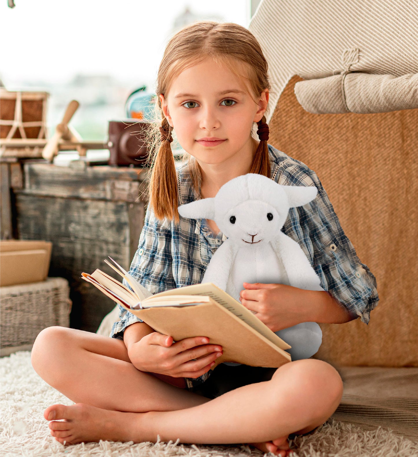 SUPER-SOFT PLUSH - LONG LEG LAMB 10.5"