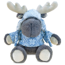SUPER SOFT PLUSH WITH CLOTHES  - GREY MOOSE