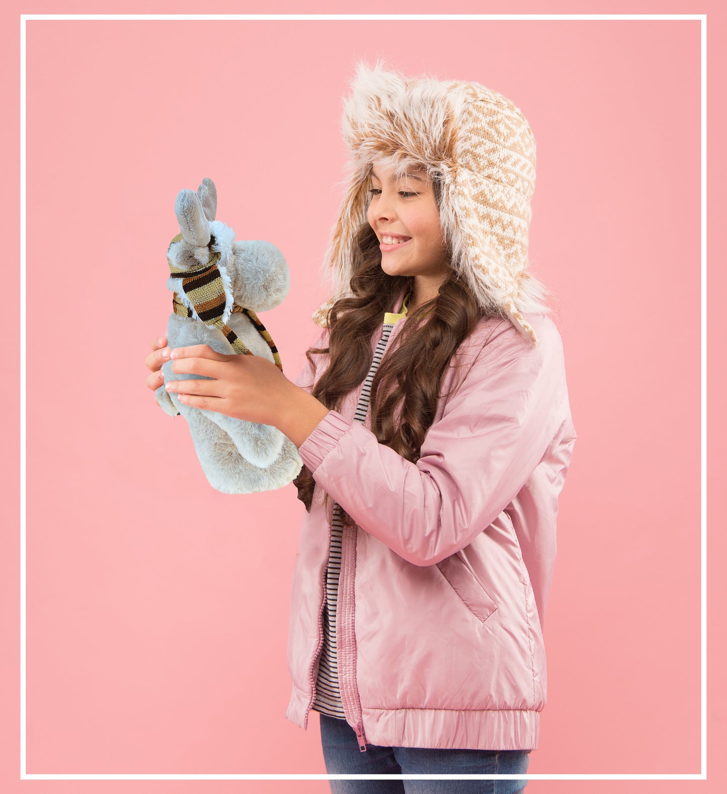 SUPER SOFT PLUSH WITH CLOTHES  - STANDING MOOSE