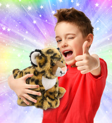 SUPER-SOFT PLUSH - SQUAT LEOPARD 8"