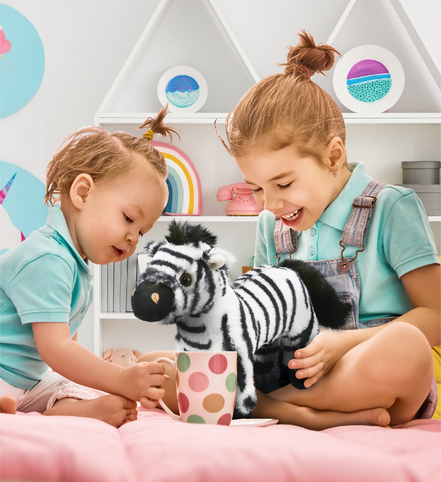 SUPER-SOFT PLUSH - ZEBRA 9"