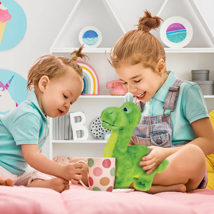 SUPER SOFT PLUSH - GREEN DINOSAUR
