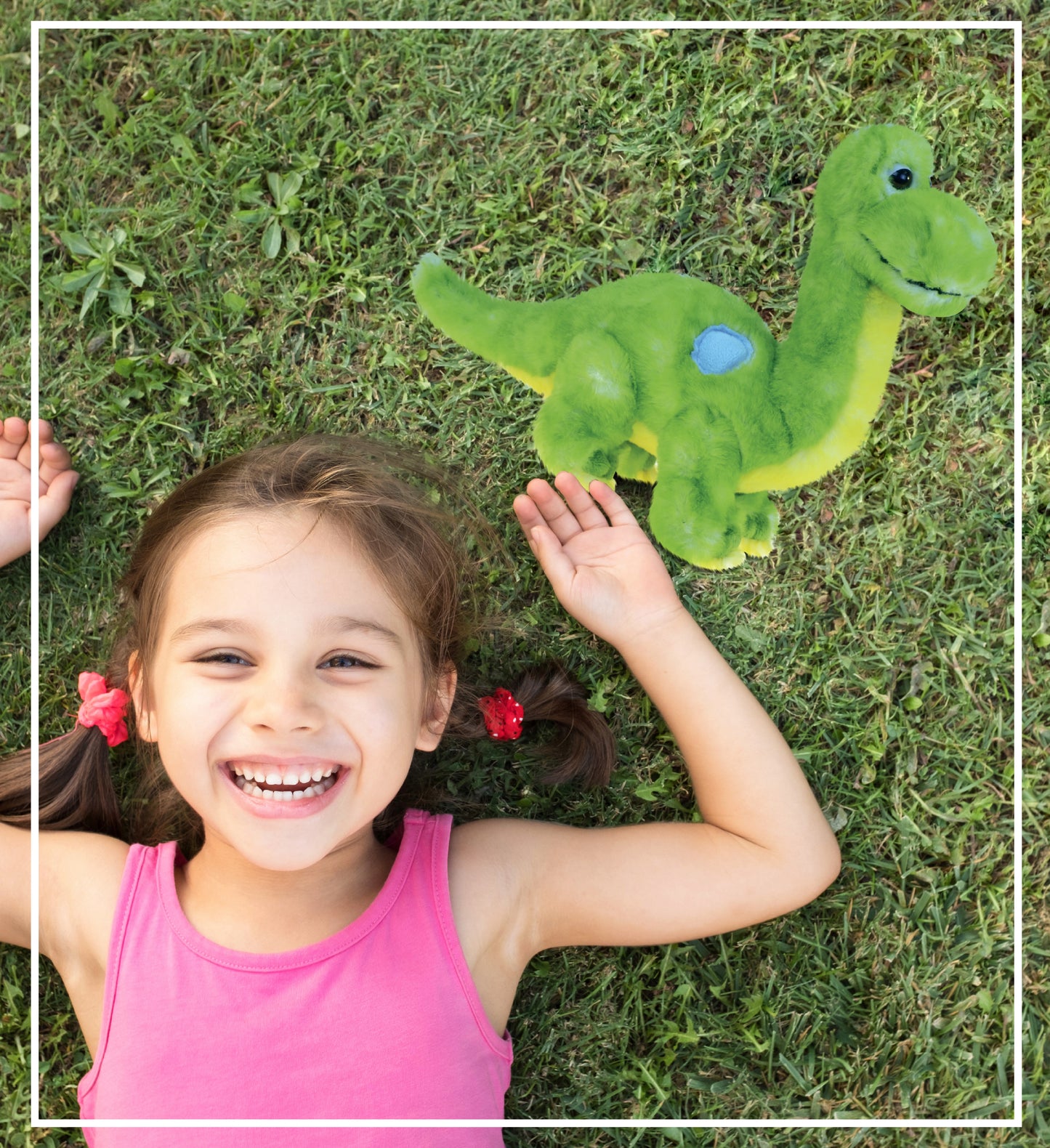 SUPER SOFT PLUSH - GREEN DINOSAUR