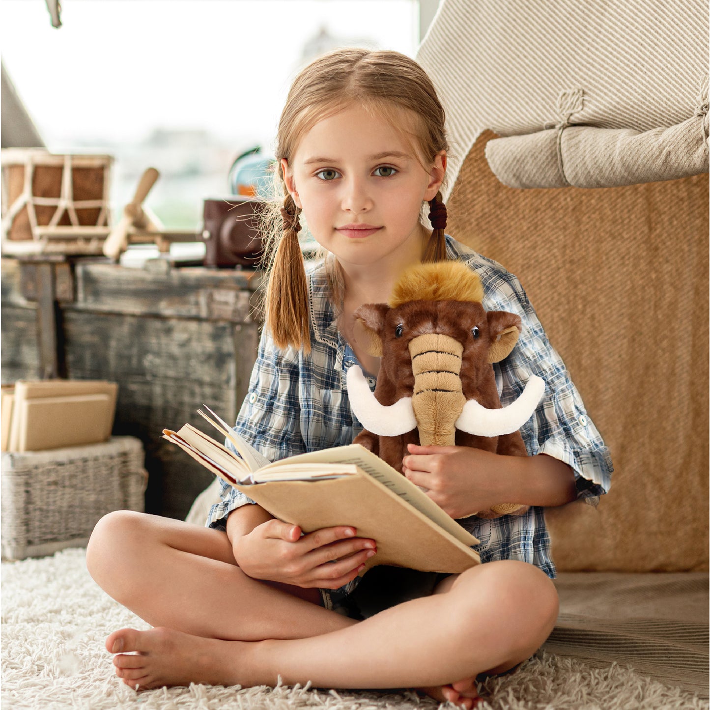 SUPER SOFT PLUSH - WILD MAMMOTH SMALL