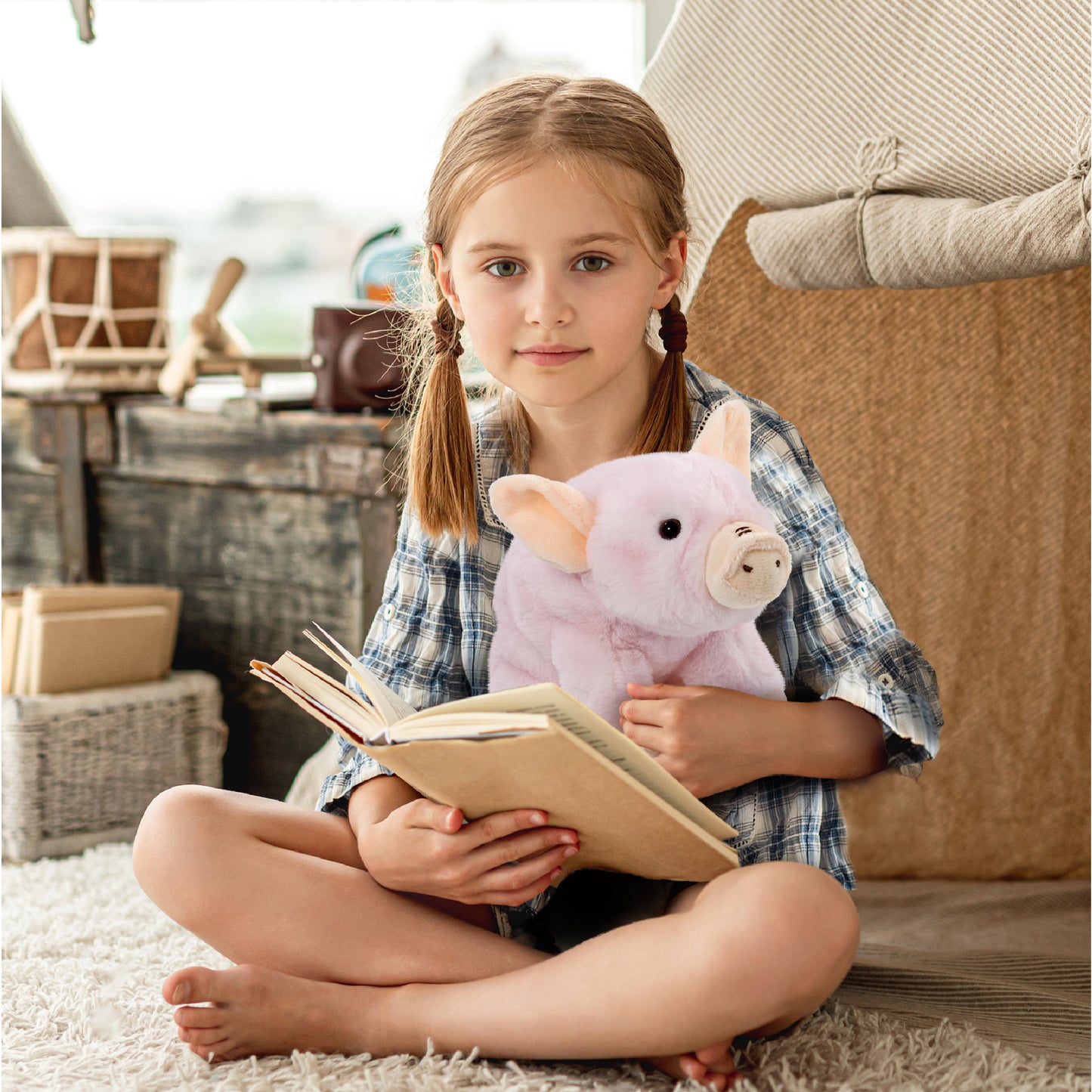 SUPER SOFT PLUSH - SQUAT PIGGY