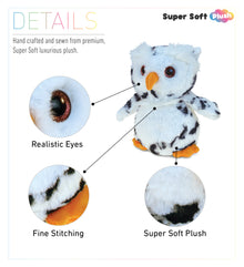 SUPER SOFT PLUSH - WHITE OWL
