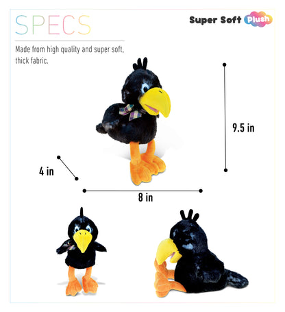 SUPER SOFT PLUSH - SITTING CROW