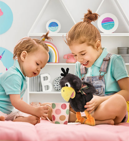 SUPER SOFT PLUSH - SITTING CROW