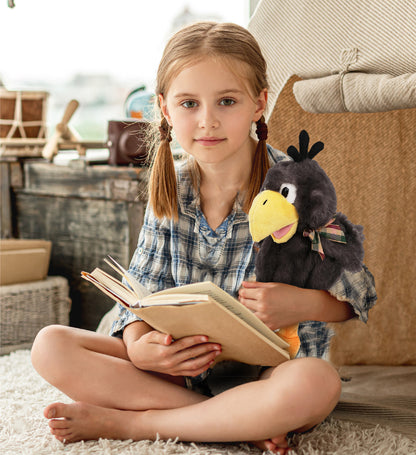 SUPER SOFT PLUSH - SITTING CROW