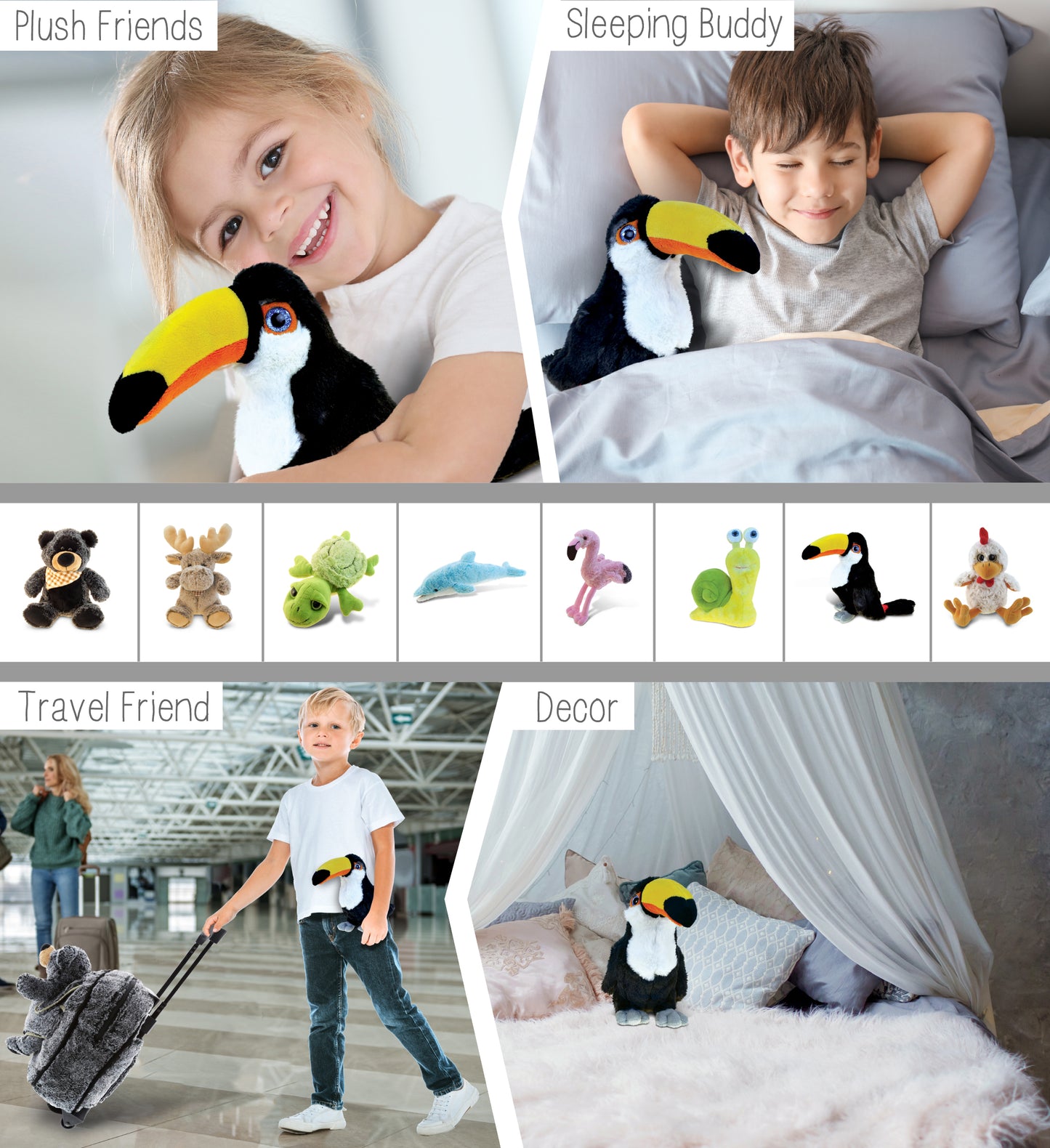 SUPER SOFT PLUSH - TOUCAN