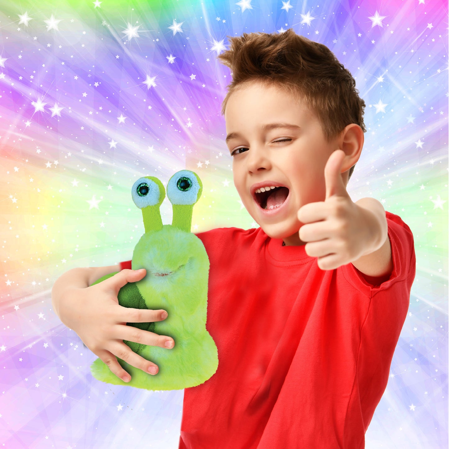 SUPER SOFT PLUSH - GREEN SNAIL
