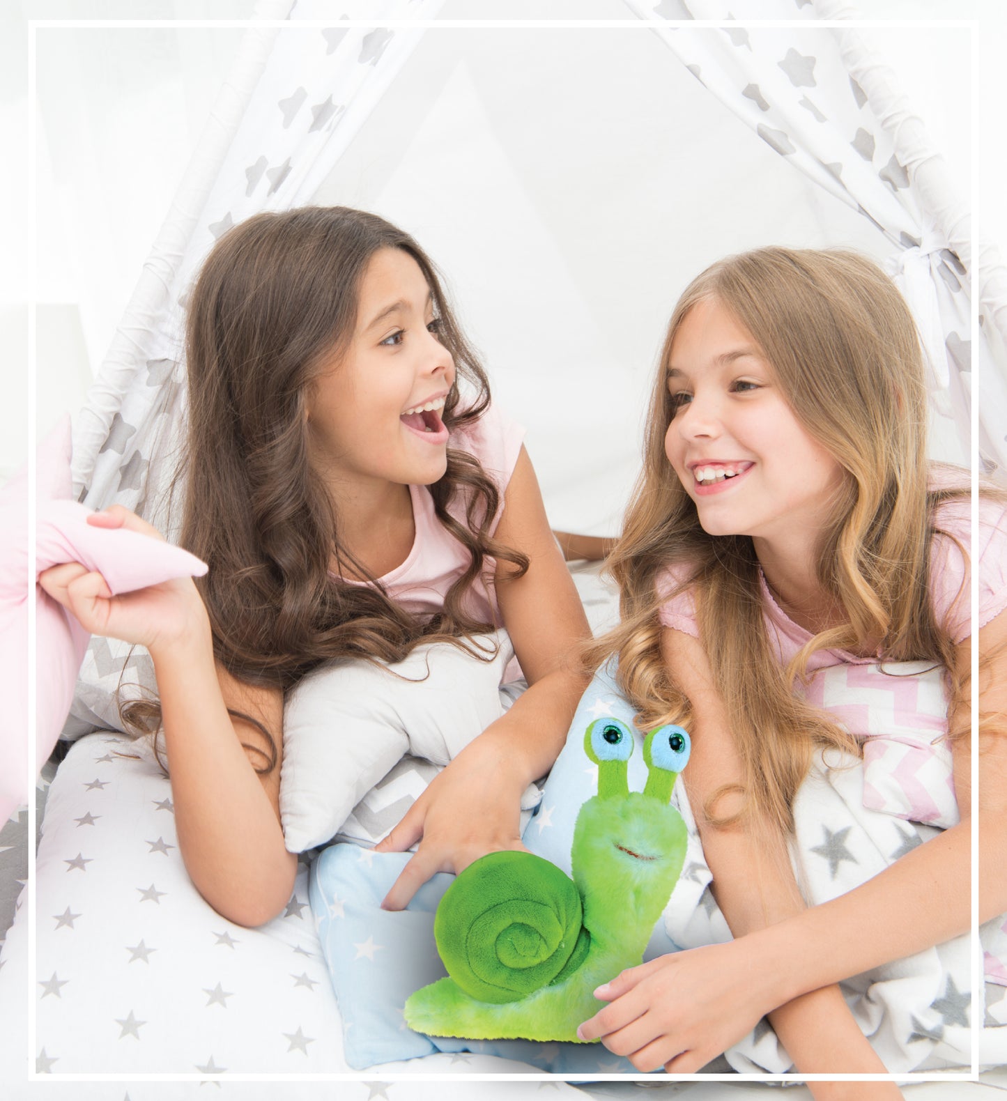 SUPER SOFT PLUSH - GREEN SNAIL