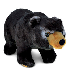 SUPER SOFT PLUSH - STANDING WILD BLACK BEAR