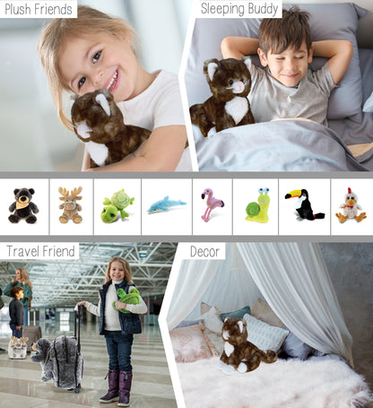 SUPER SOFT PLUSH - BROWN CAT