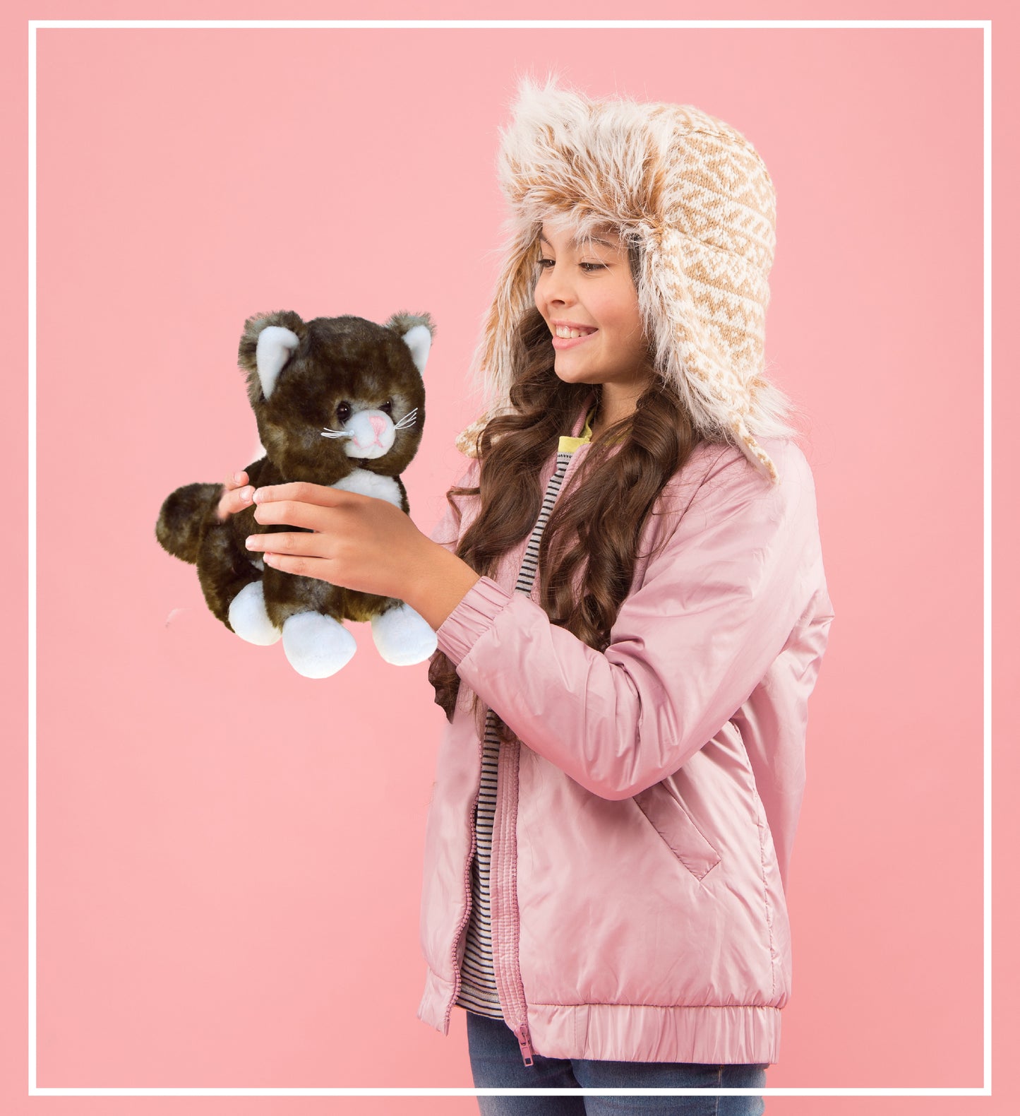 SUPER SOFT PLUSH - BROWN CAT