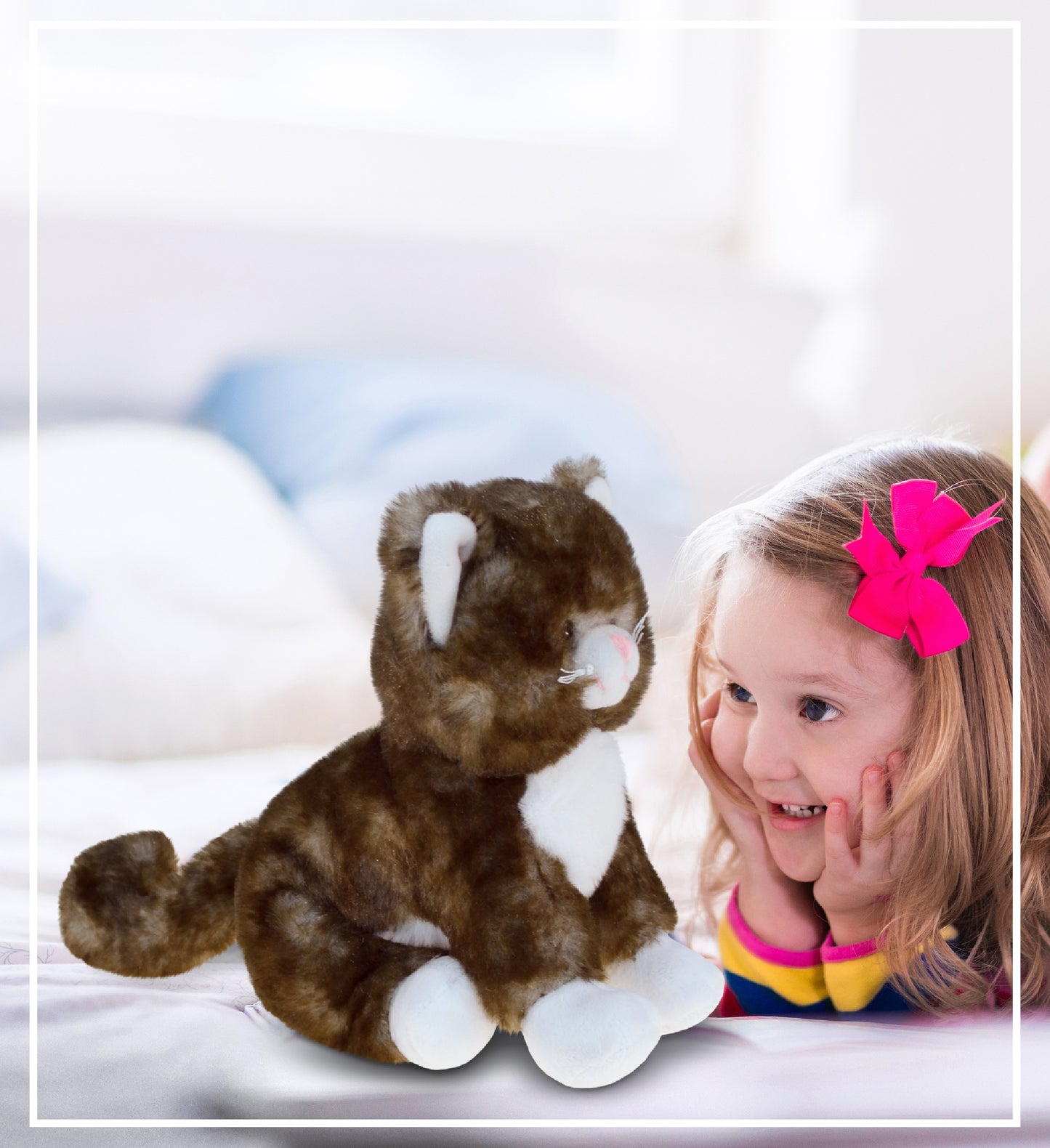 SUPER SOFT PLUSH - BROWN CAT