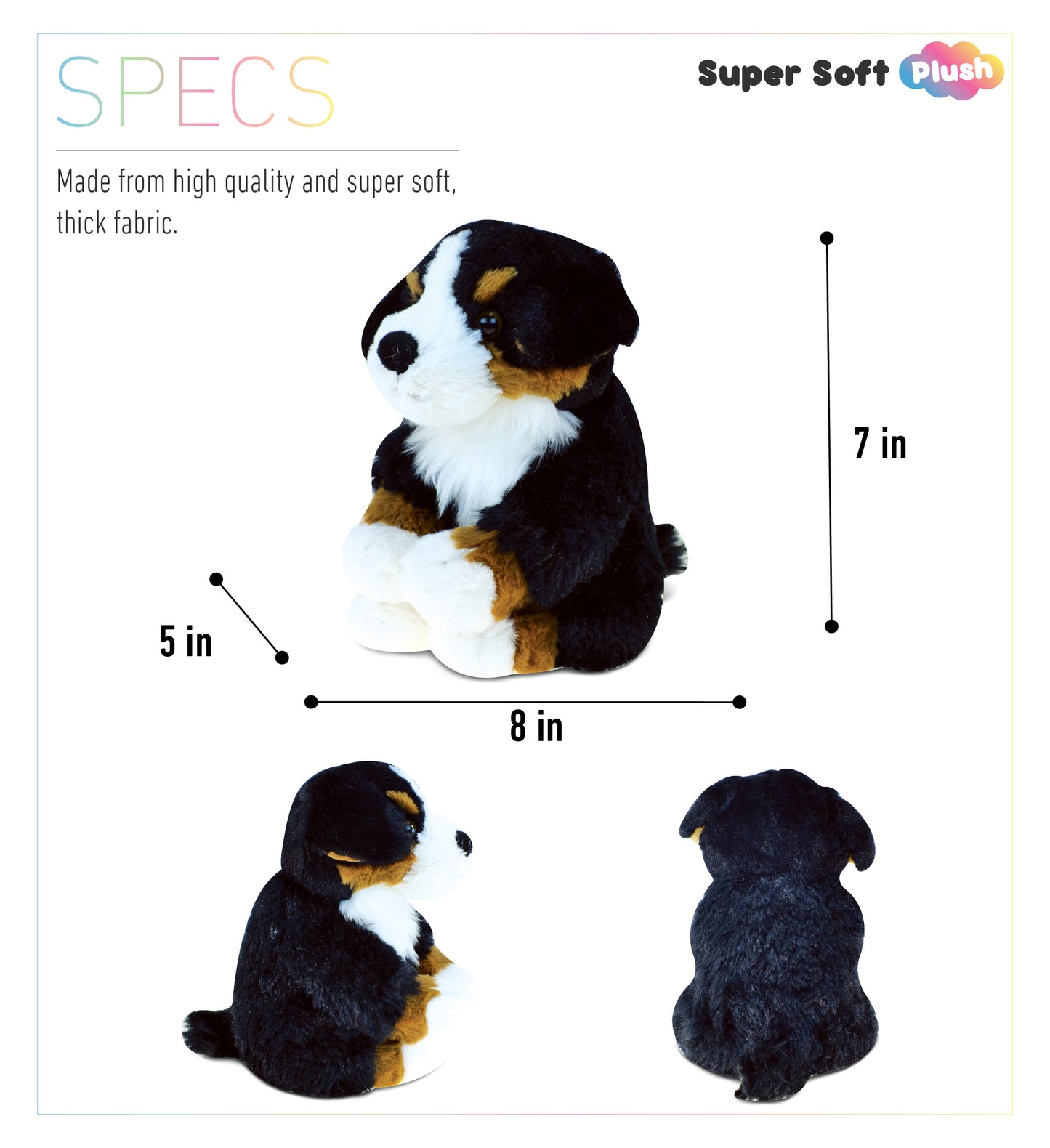 SUPER SOFT PLUSH - BERNESE DOG