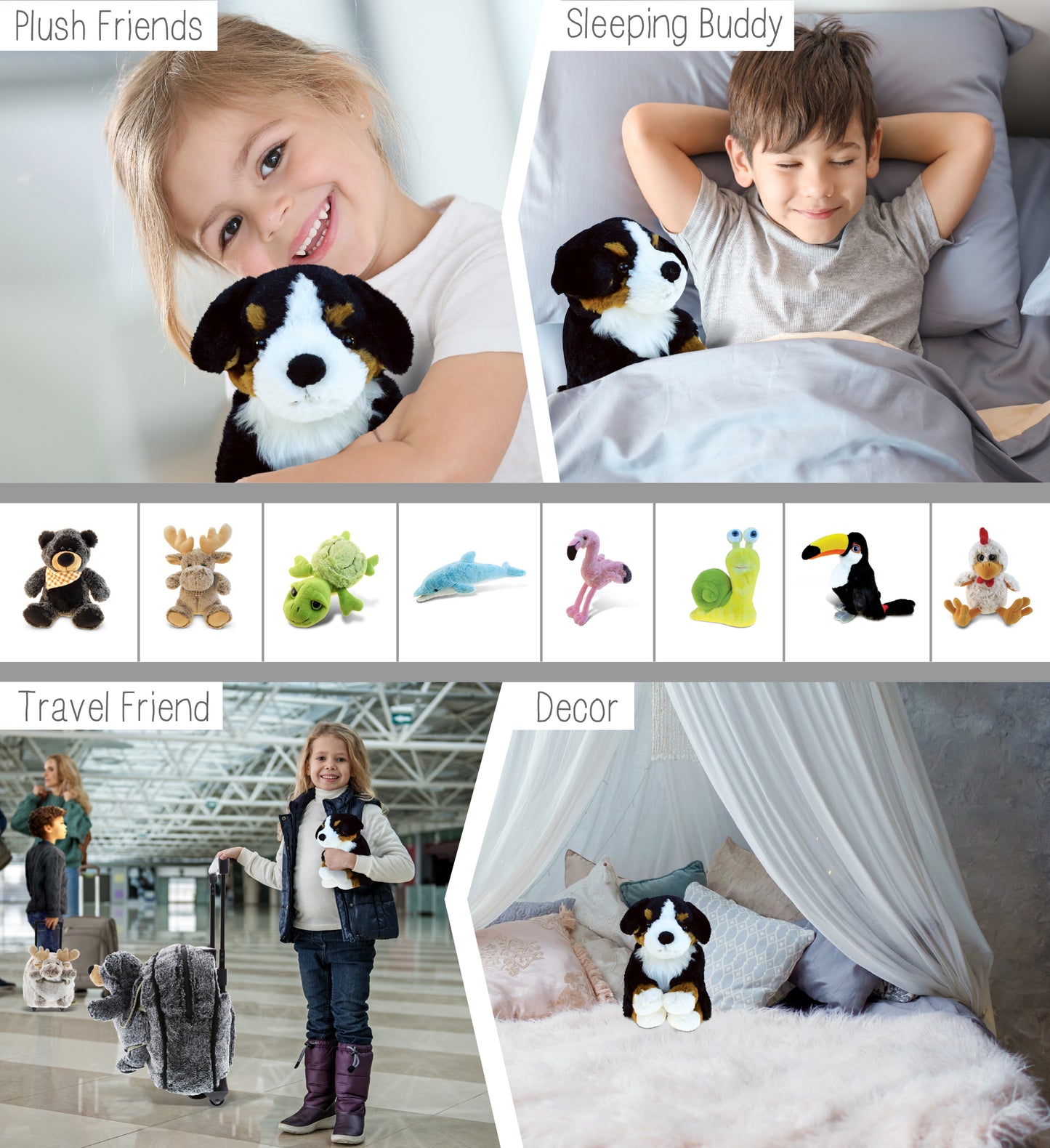 SUPER SOFT PLUSH - BERNESE DOG