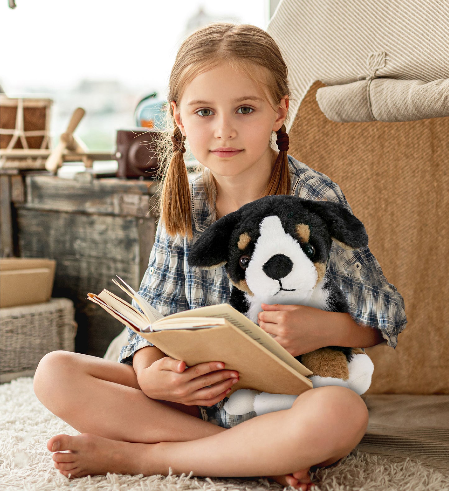 SUPER SOFT PLUSH - BERNESE DOG
