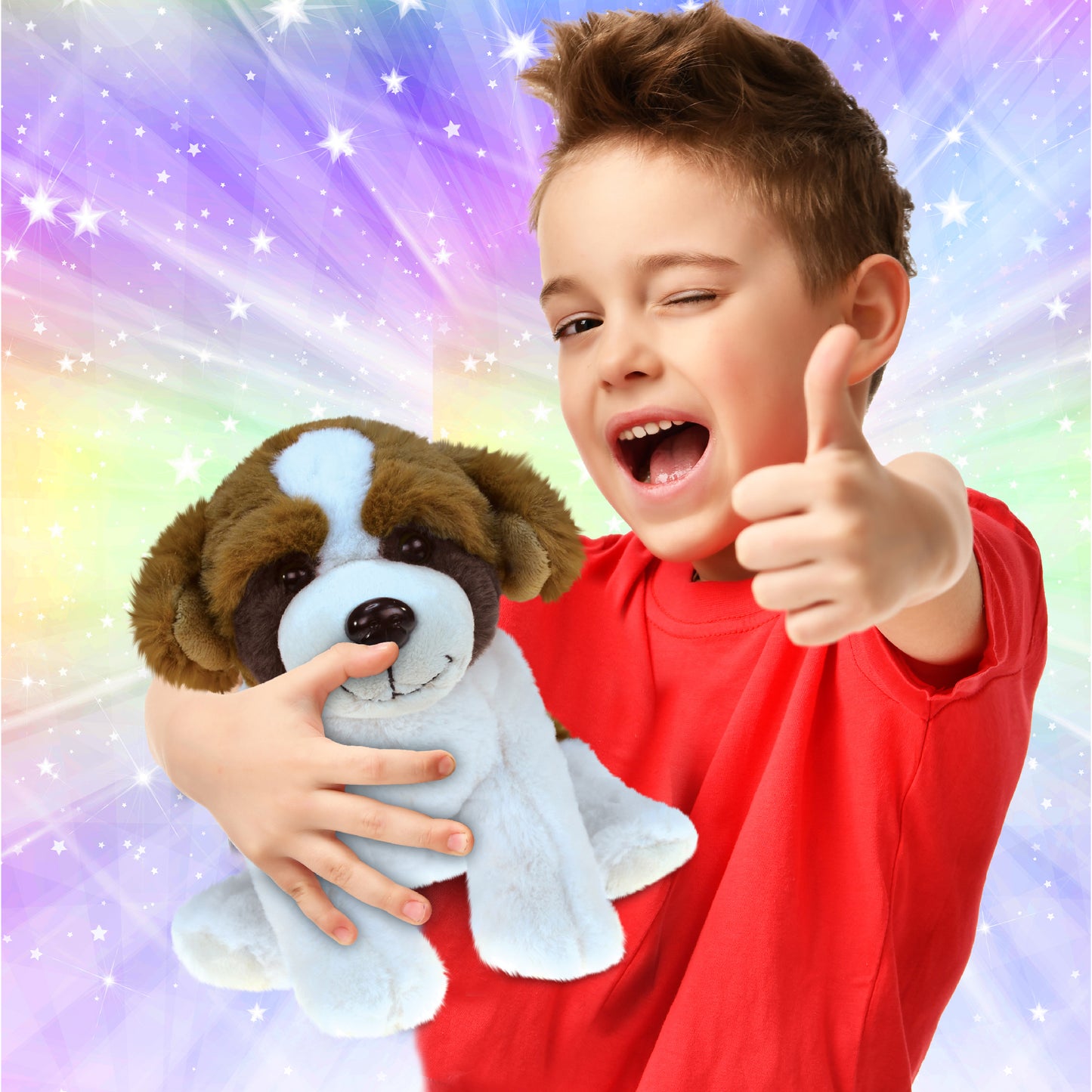 SUPER SOFT PLUSH - ST. BERNARD DOG