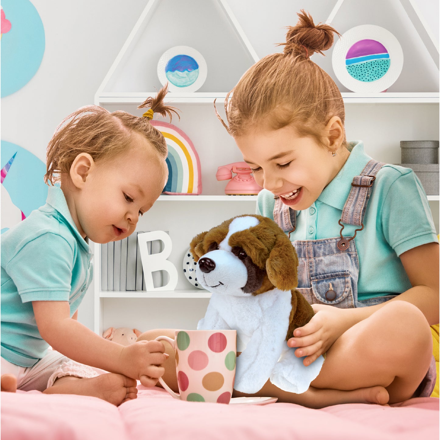 SUPER SOFT PLUSH - ST. BERNARD DOG