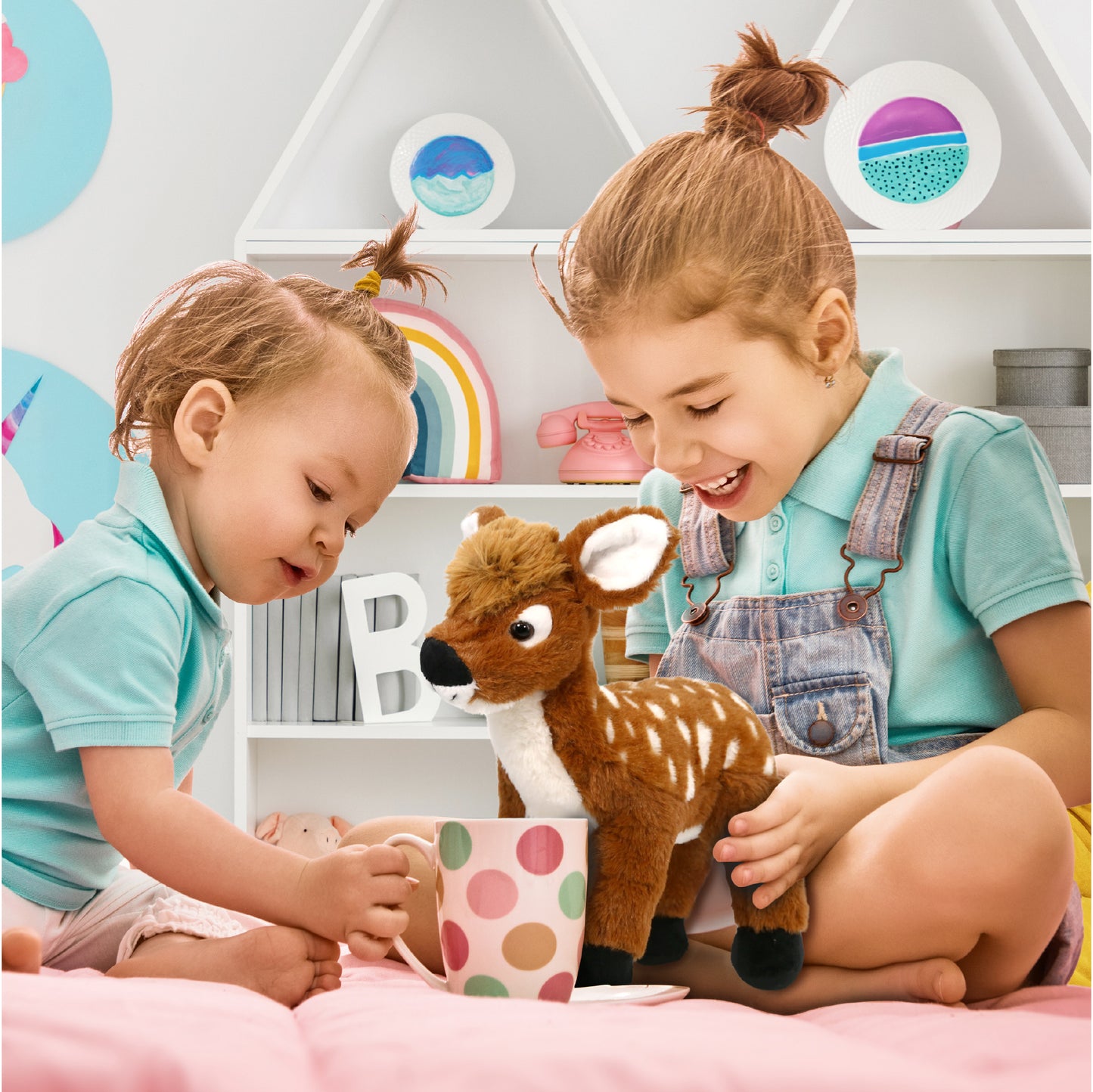 SUPER SOFT PLUSH - STANDING DEER LARGE