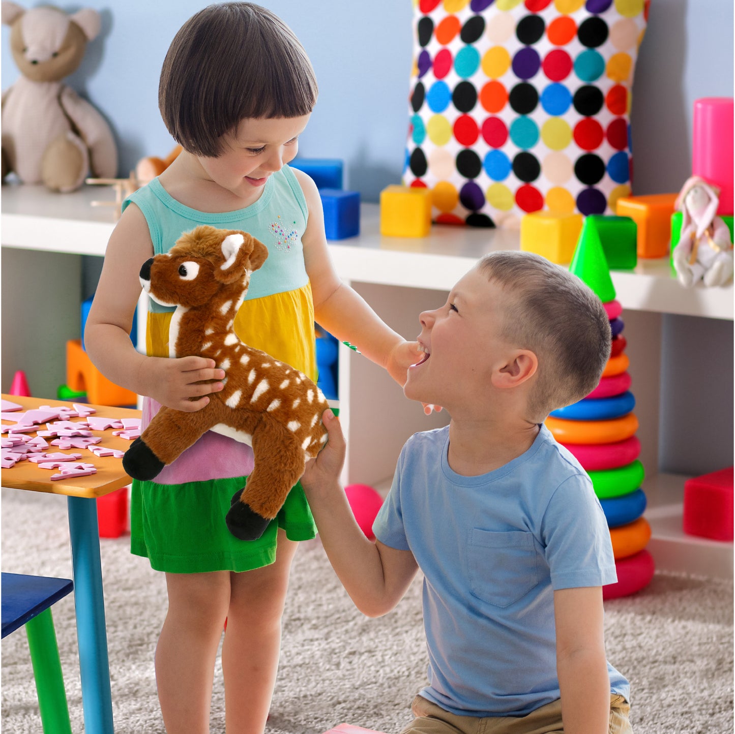 SUPER SOFT PLUSH - STANDING DEER LARGE