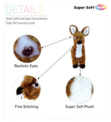 SUPER SOFT PLUSH - STANDING DEER SMALL
